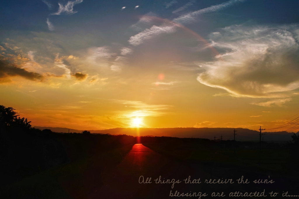 Sunset…