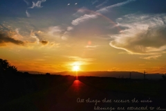 Sunset…