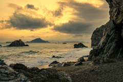 伊良湖岬の夕焼け 1