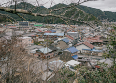 筋骨巡り - 鎮守山からの眺め