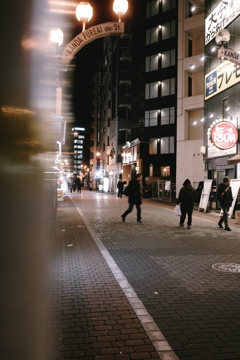 繁華街の外