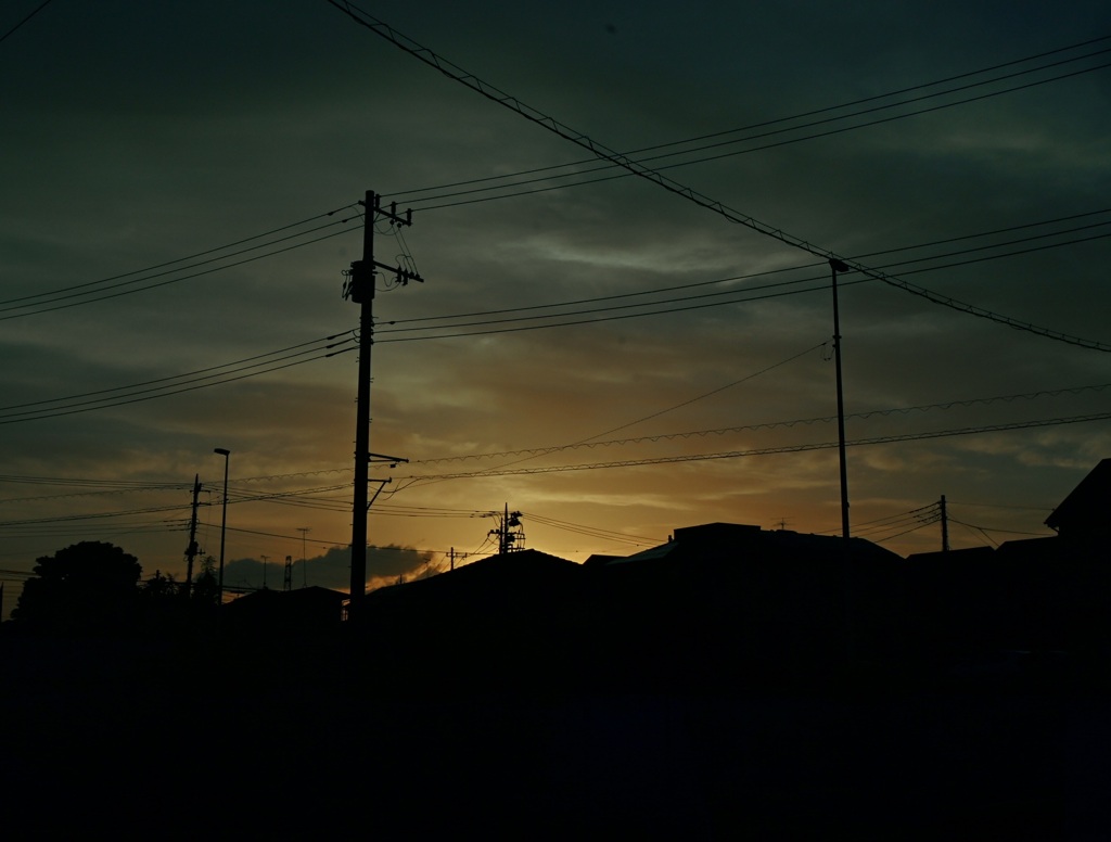 夕焼け〜