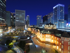 LUMIX GH4_4 東京駅夜景