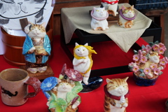 おはらい町猫フィギュア