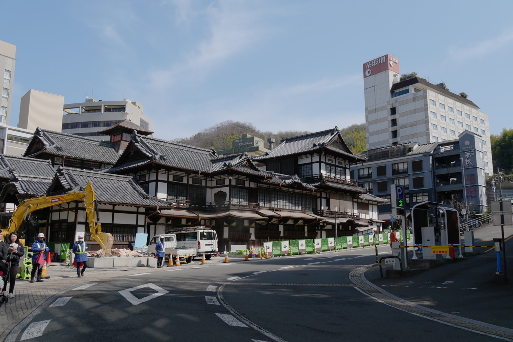 道後温泉本館工事中2024