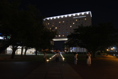 夜景を撮る人達