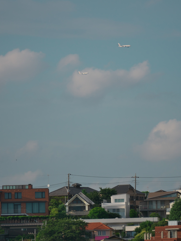 田園調布上空
