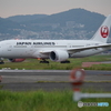 伊丹空港千里川土手　その１（夕方日没前）