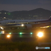 伊丹空港千里川土手　その１０（日没後）