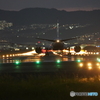 伊丹空港千里川土手　その１２（日没後）