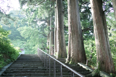 早朝の参拝