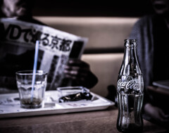粋なオヤジの瓶コーラ