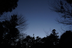 宵色の空