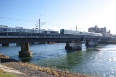 20250118_JR奈良線 宇治川鉄橋(露出トーン EV+0.5補正)