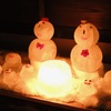 雪だるまと灯火