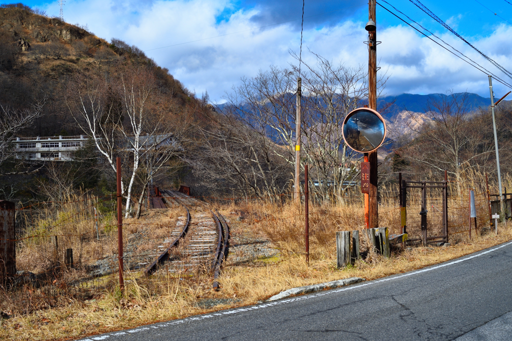 廃線のある風景