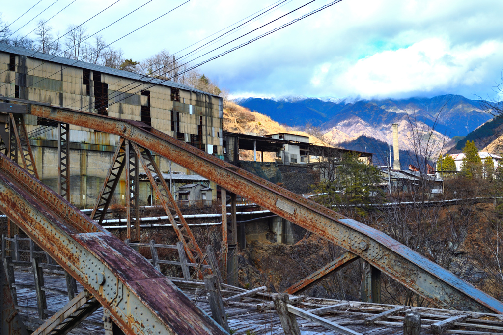 足尾銅山精錬所