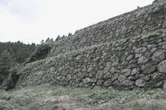 七尾城跡　石垣