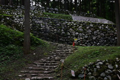 七尾城跡　石垣