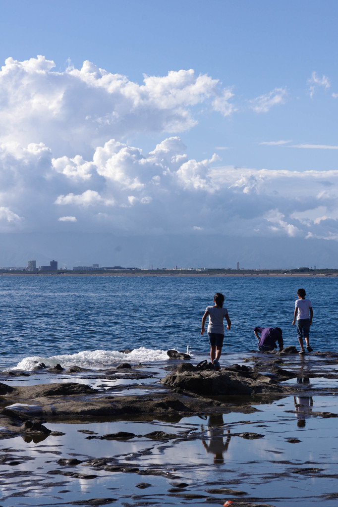 あの日の海と雲