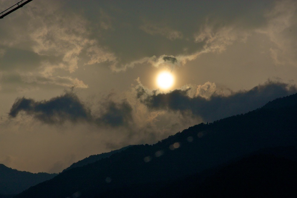 夕日