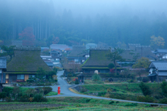 早朝の美山