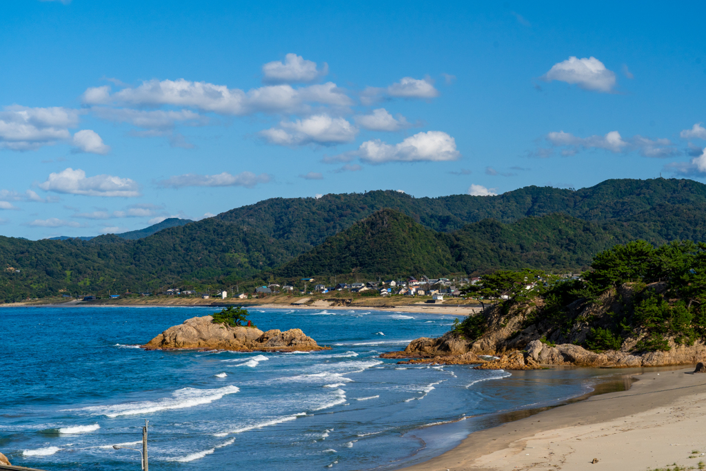 青い海、青いそら