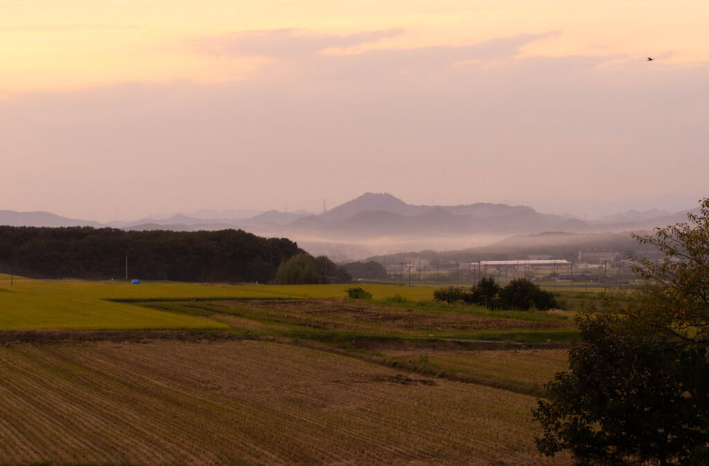 秋の夕暮れ