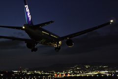 ANA着陸機−１
