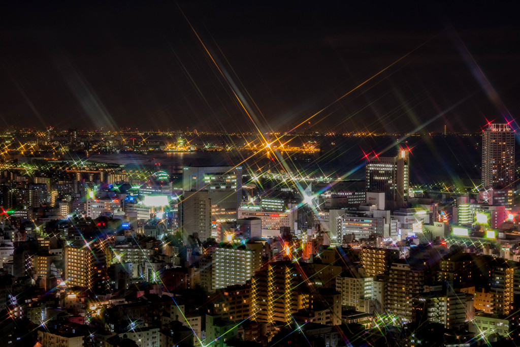 神戸夜景クロスフィルター