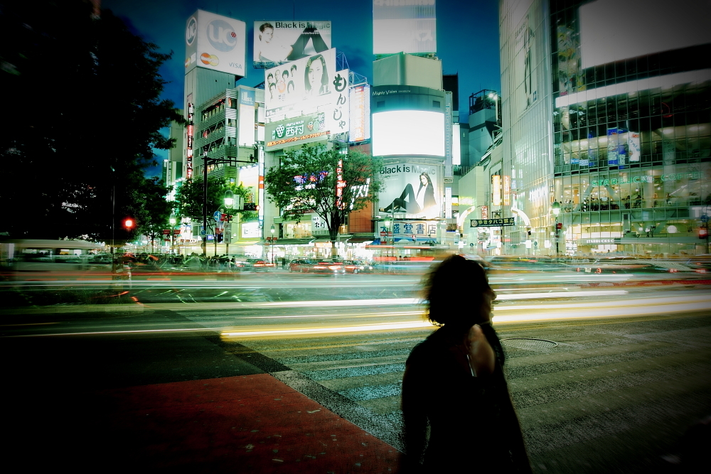 緑色渋谷。