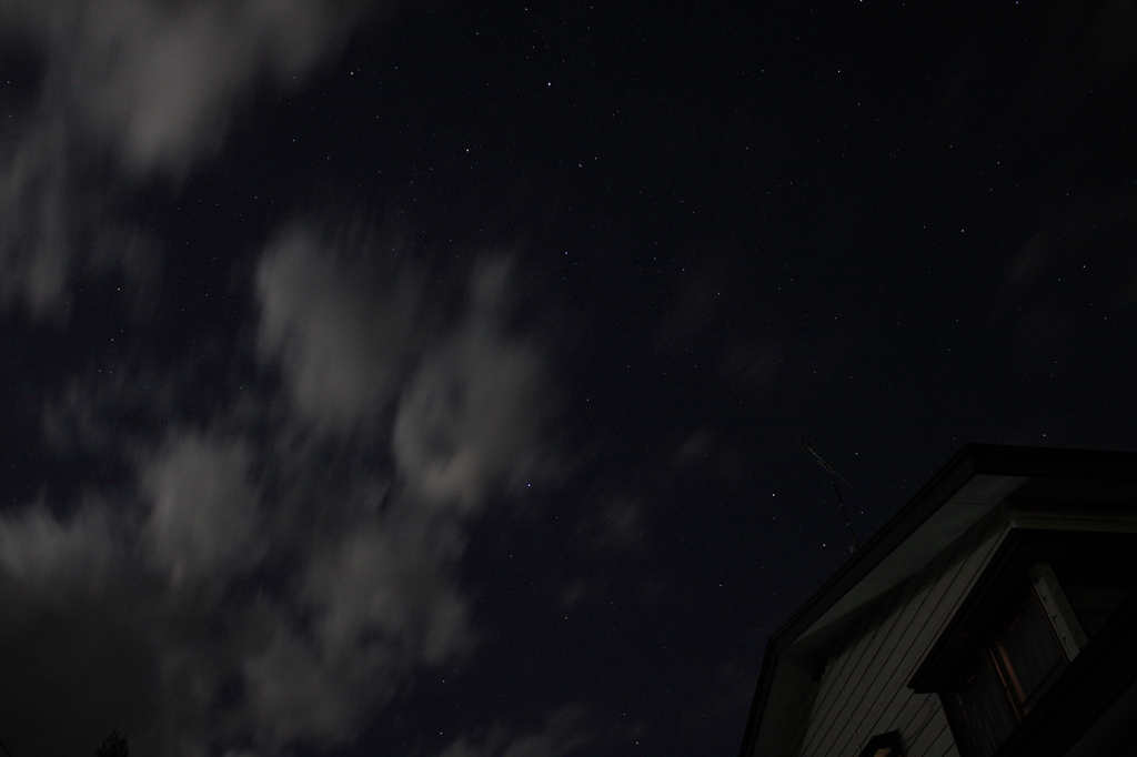 私の住んでいる夜空