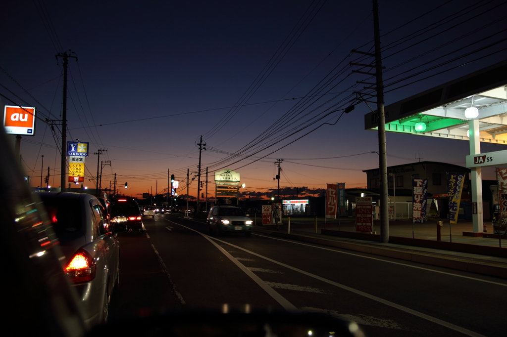 秋夕暮れ