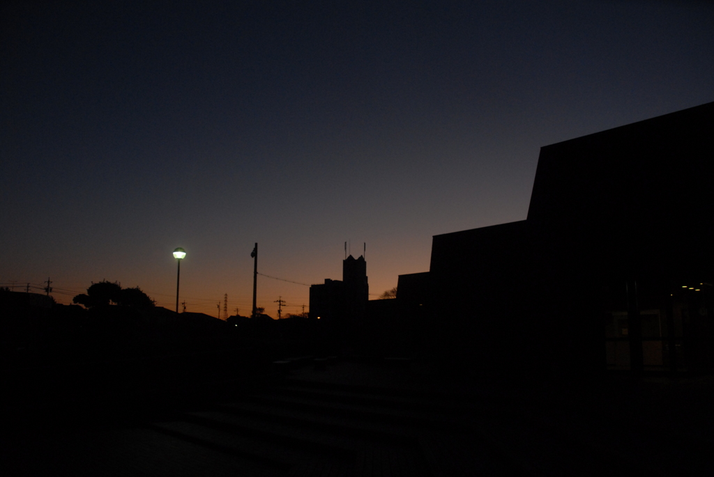 夕景シルエット①