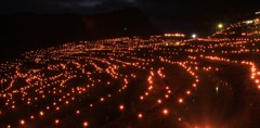 棚田の夜祭り