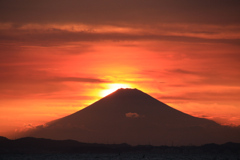 夕方の富士山 By Dora26 Id 写真共有サイト Photohito
