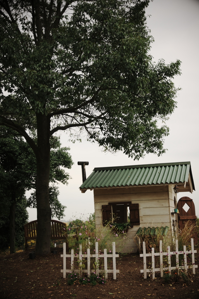 小屋のある風景