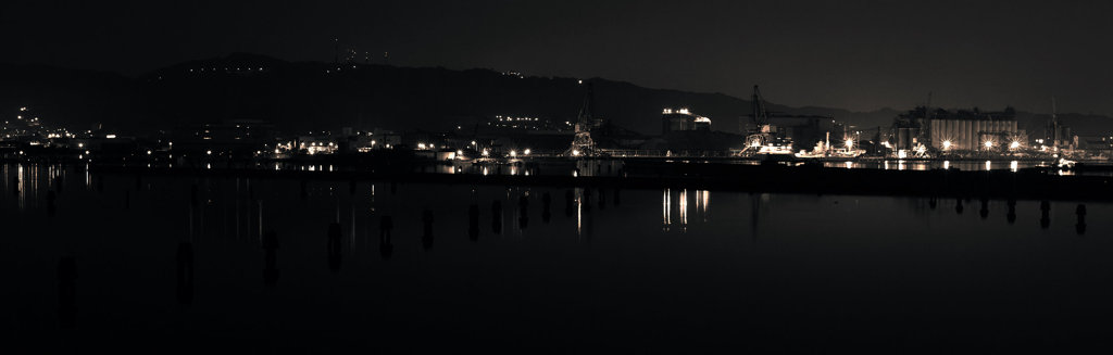 家からの夜景