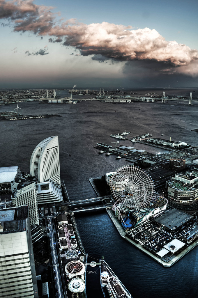 Yokohama night before