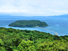 知林ヶ島の砂州