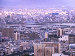 From Osaka Bay Tower paer3 阪神高速　海老江ジャンクシ