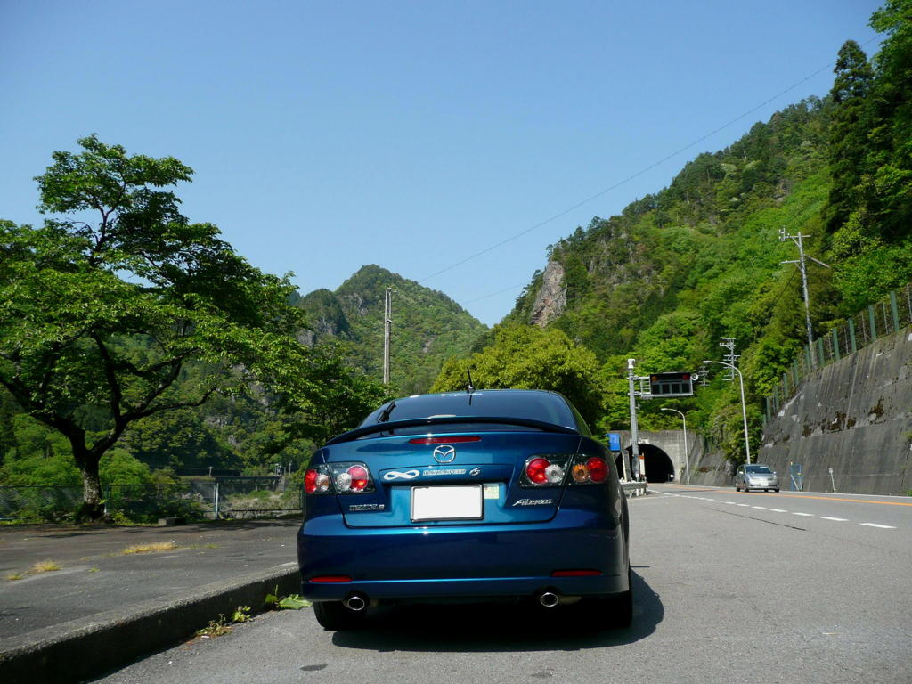 飛水峡にて