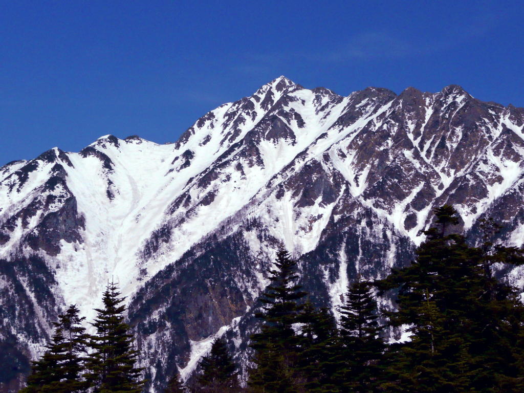 穂高の山並み
