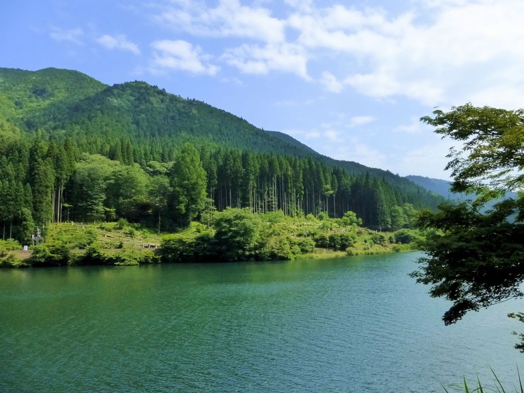 下呂温泉に向かう途中に見えた風景