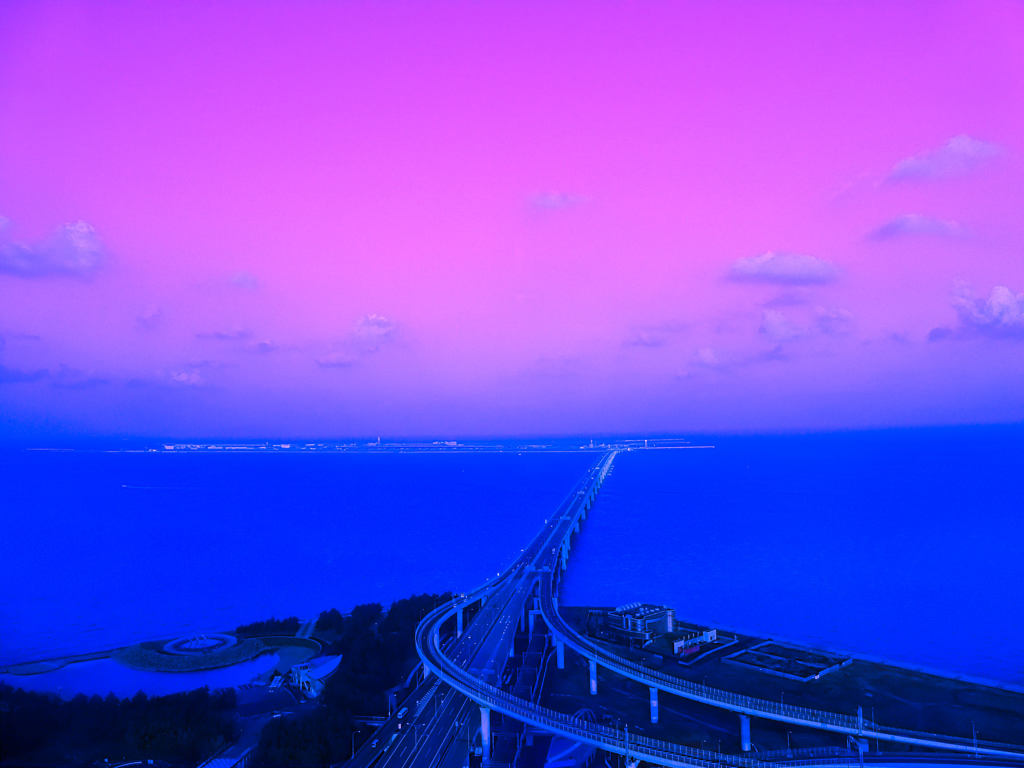 Morning Illusion over Kansai Airport