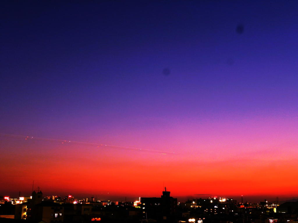 １０月２０日夕空