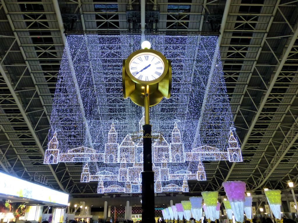 大阪駅のイルミ