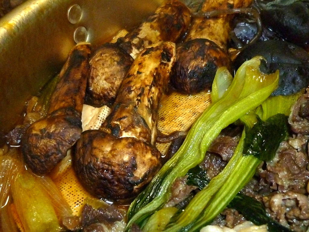 マツタケすき焼き