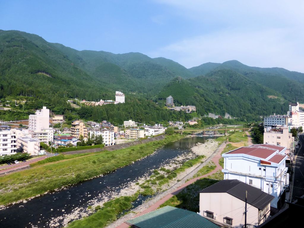 下呂温泉の朝