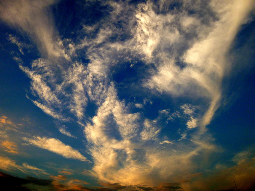 今日の雲占い